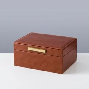 Classic Leather Organizer Box