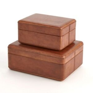 Handcrafted Leather Unisex Gift Box